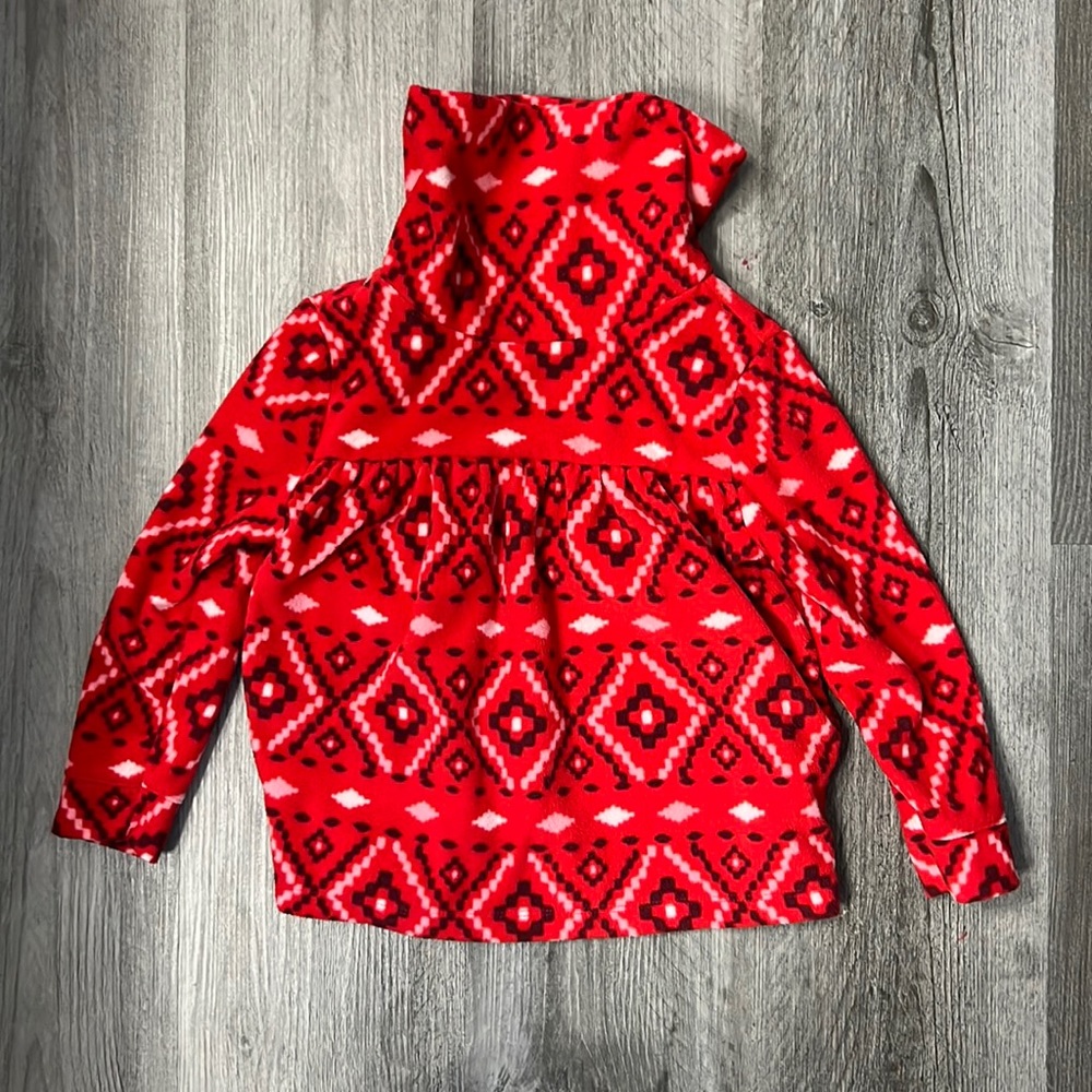 Girls red bandana print sweatshirt